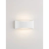 Gipsowa lampa ścienna CENVARO LE45573 do salonu biała
