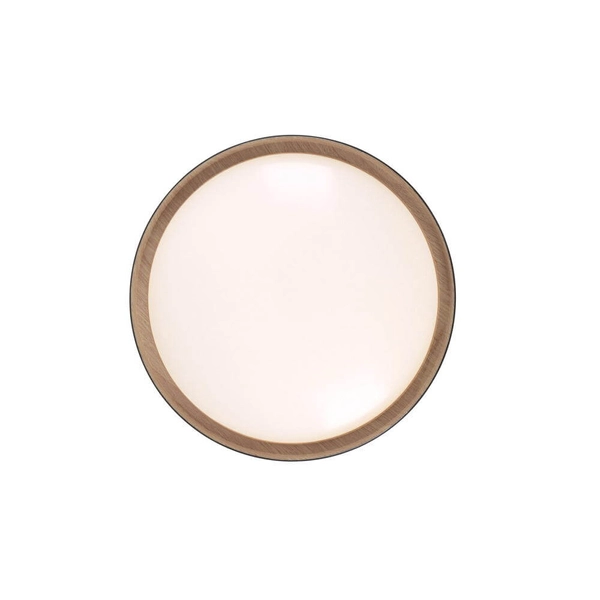 Okrągły plafon ściemnialny Emilia 14347-18 Just Light LED 29W 3000K czarny brązowy