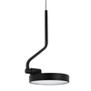 Wisząca lampa ledowa Flat MSE010100385 Moosee 30W 3000K metalowa czarna