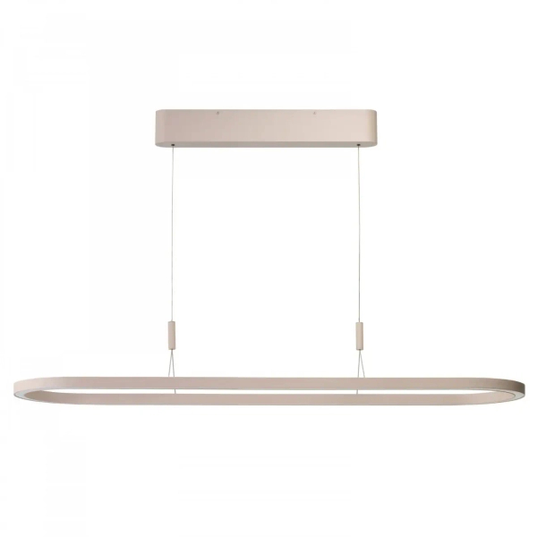 Wisząca lampa ściemnialna do salonu LAYLA LED 60W 3000K AZ6759 beżowa aluminium