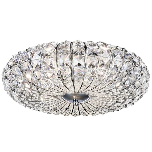 Plafon lampa sufitowa Broche DIA902-04-N crystal srebrny