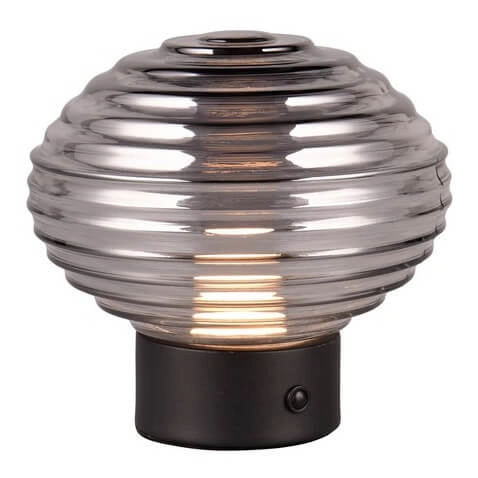 Dotykowa lampa stołowa Earl R57771154 LED 2W 3000K czarna szara