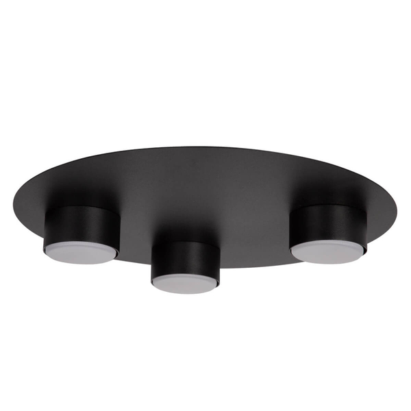 Okrągła lampa sufitowa Star 40910 tubki do jadalni metalowa czarna