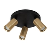 Lampa regulowana nasufitowa RITMO 09942/13/02 metalowa tuby czarne złote