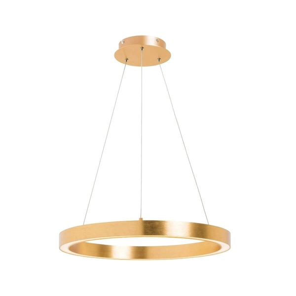 Loftowa LAMPA wisząca CARLO PL200910-400-GD Zumaline metalowa OPRAWA pierścień 30W 4000K zwis złoty