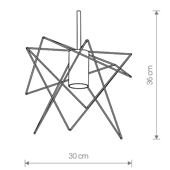 Lampa wisząca Cameleon Gstar 10327 Nowodvorski druciana czarna