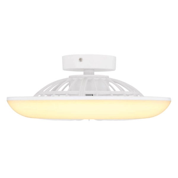 Sufitowa lampa wentylator Lafee 03632W LED 18W 3000K okrągły biały