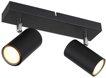 Sufitowa lampa reflektorowa Robby 57911-2B czarna chrom