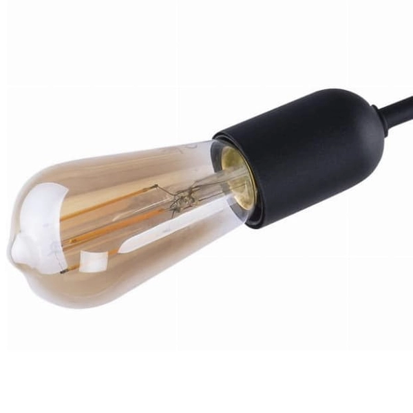 Sufitowa lampa loft Fado 2583 TK Lighting żarówki metalowa czarna