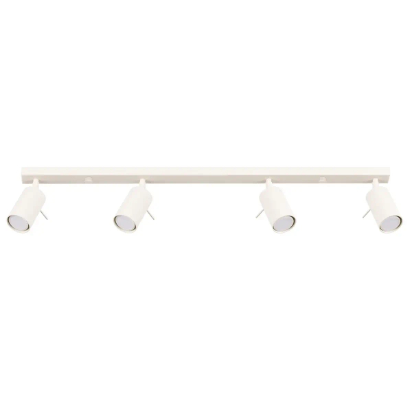 Lampa sufitowa na belce RING SL.1498 tuby regulowane beżowe