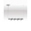 Wisząca lampa do jadalni TANVERA LE45209 LED 30W 3000K szklana szara