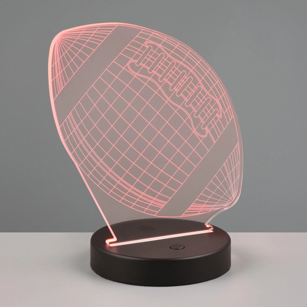 Lampka stołowa piłka Football R52821132 LED 3W 3000K RGB czarna