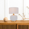 Ceramiczna lampka stołowa Tamiza LP-1515/1T small white do salonu biała
