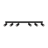 Plafon LAMPA sufitowa Monti K-4555 Kaja regulowana OPRAWA metalowe reflektorki tuby czarna