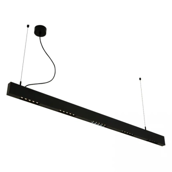 Liniowa lampa wisząca 23253 LED 50W 3000K podłużna belka czarna