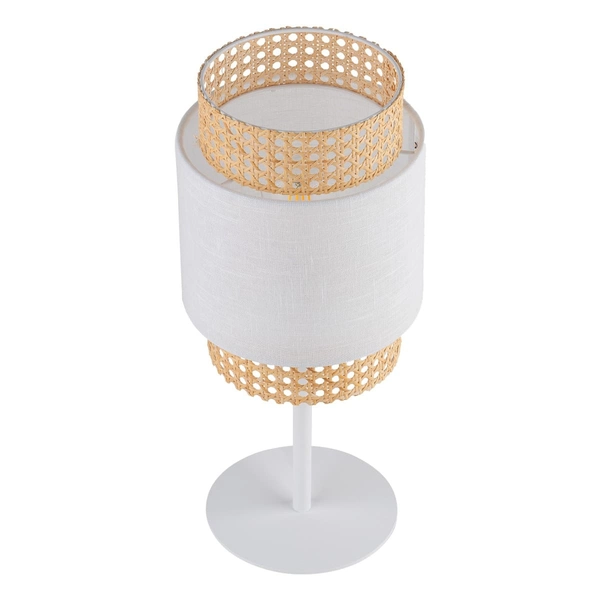 Lampka nocna ekologiczna tuba Boho 6565 TK Lighting naturalna biała