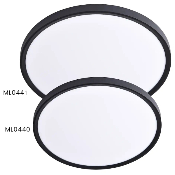 Zawiesie do lamp sufitowych MAQ ML0444 okrągłe czarne