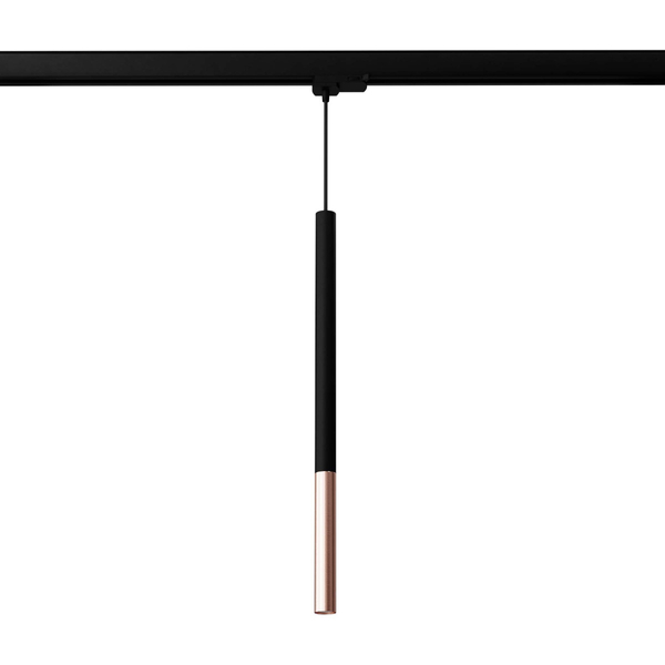 Lampa wisząca rurka trzyfazowa nad stół MOZAICA MYL.00025 czarny miedziany