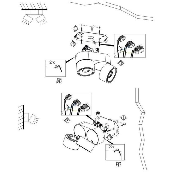 Regulowana LAMPA sufitowa YUMIKO 35911/16/30 Lucide metalowa OPRAWA tuba LED 16W 2700K spot czarny