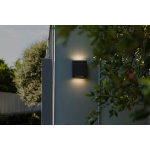 Zewnętrzna lampa na ścianę PILI 5102601125 LED 8,5W 4000K IP54 szara