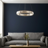 Kryształowy pierścień wiszący L&-1102255 Light& LED 36W 3000K glamour chrom