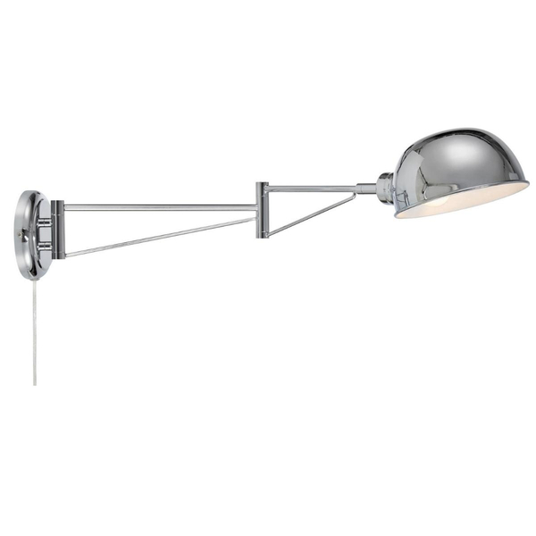 Kinkiet metalowy Portland 108623 Markslojd loftowy z kloszem chrom