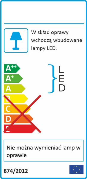 Nowoczesna lampa wisząca CRIMA OR80322 LED 6W Orlicki łezka  chrom