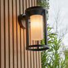 Elewacyjna lampa tuba Braden 96916 IP44 czarny biały