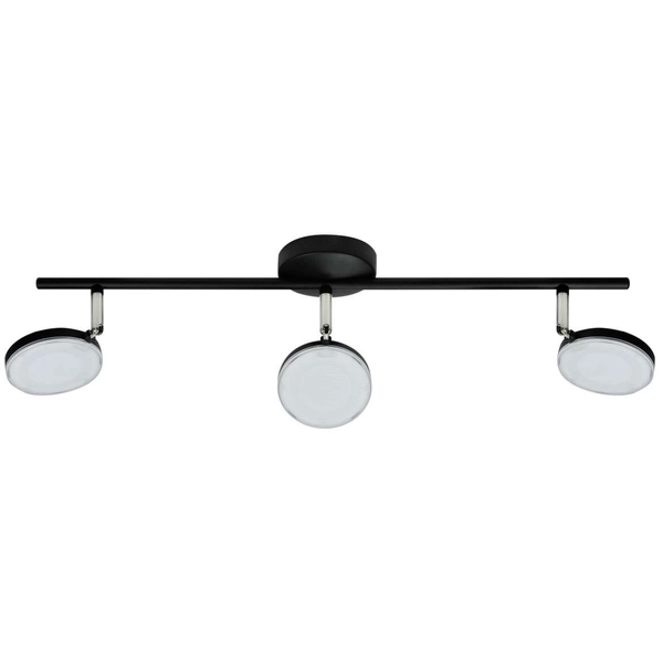Plafon LAMPA sufitowa CAPRI 308313 Polux regulowana OPRAWA listwa LED 15W 3000K metalowa czarna