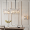 Lampa wisząca glamour Acadia 81930 Endon kryształowa crystal kwadratowa chrom