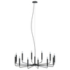 Loftowa lampa wisząca Orto 11464 nad wyspę metalowa czarna