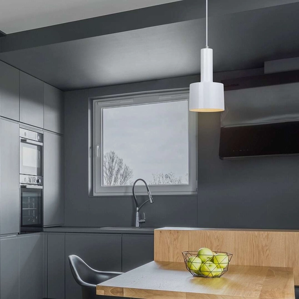 LAMPA wisząca ELLIOT 5601 Rabalux metalowa OPRAWA loftowy ZWIS biały