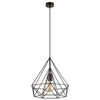 Wisząca lampa druciana VEN W-CORF/D BK industrialna czarna