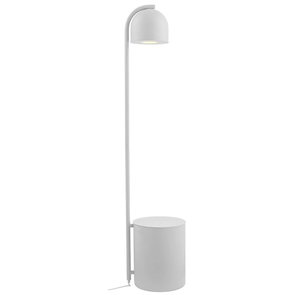 LAMPA podłogowa BOTANICA 40848101 Kaspa dekoracyjna OPRAWA stojąca tuba z doniczką biała
