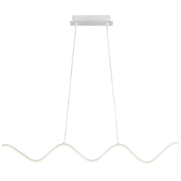 Wisząca lamp nad stół fala ZIGZAG ST-MD240602 WHITE LED 13W 3000K biała