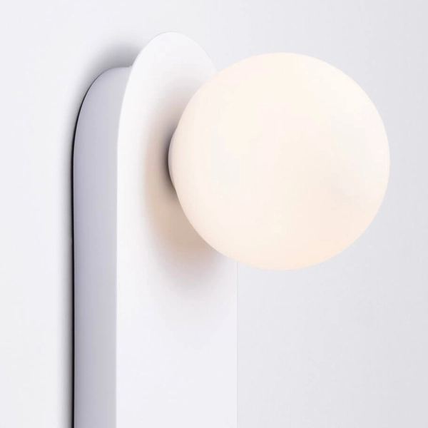 Kulisty kinkiet przyścienny do sypialni ALTOS LE44370 biały