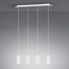 Lampa wisząca na belce VANTOS DL401312400 Trio tubki kuchenna biały