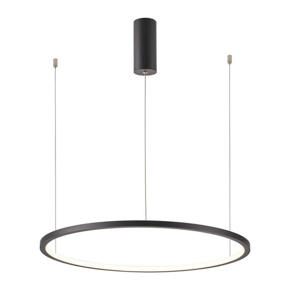 Lampa zwisająca Vinola PND-56135B-060RPP-BK-3KS4K-TRDIMM Italux LED 38W 3000-4000K czarna