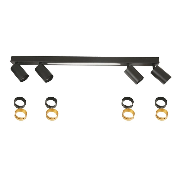 Reflektorki sufitowe Perugia LP-0703/4C BK Light Prestige LED 50W 3000-6000K czarna