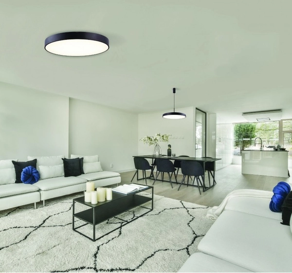 Sufitowa lampa Marcello AZ5082 LED 60W okrągła czarna