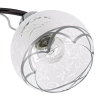 Klasyczna lampa sufitowa 2982/2 BL 8C do holu czarna chrom