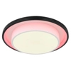 Ściemnialny plafon z pilotem Morgan 41390-21 LED 21W CCT RGB czarny
