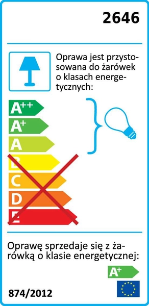 Plafon LAMPA sufitowa NAOMI 2646 Rabalux okrągła OPRAWA przydymiona chrom