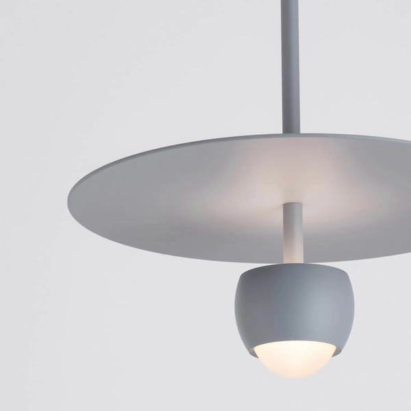 Lampa do jadalni okrągła BAILA LE44536 LED 8W 3000K wisząca szary