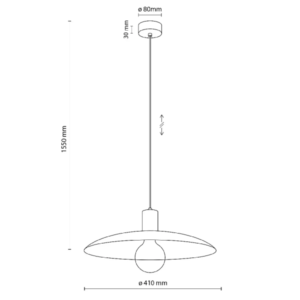 Lampa wisząca nad blat Astra 10964 do kuchni metalowy brązowy