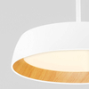 Kuchenna lampa wisząca CARACOLLO LE44813 LED 40W 3000K krągła biały drewniany