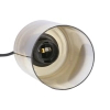 Wisząca lampa szklana Aspra 33-16270 bursztynowy przezroczysty czarny