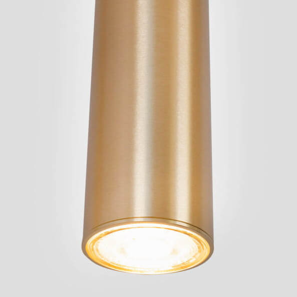 Zawieszana lampa nad stół Spoti ABR-ZLW4T-Z Abruzzo rurki złota czarna