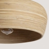 Bambusowa lampa wisząca Boho ABR-LW4-BH-E27 Abruzzo okrąg brązowy
