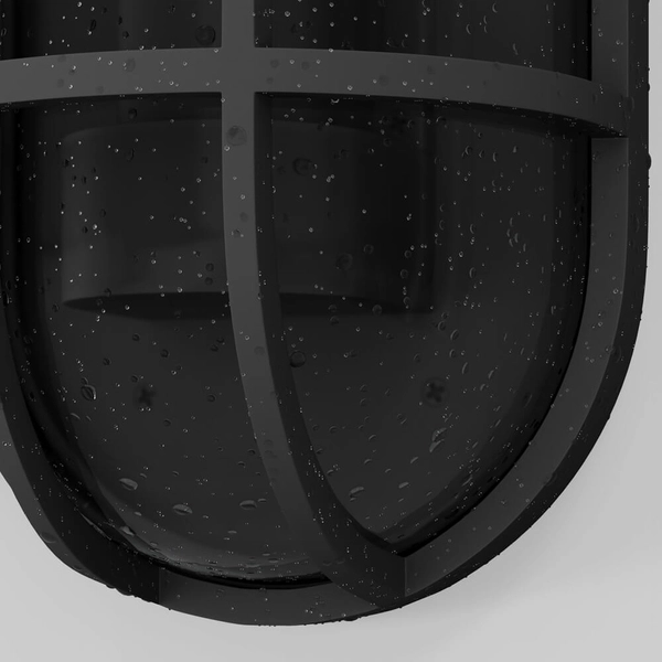 Ścienna lampa zewnętrzna loftowa IP65 grafitowy Candle OUTLET